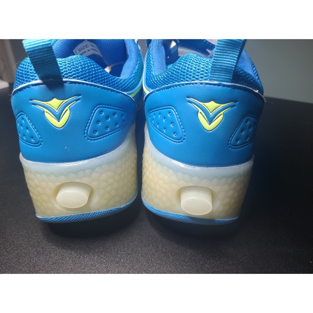 Aimoge Kids Shoes Fashion Sneakers, Blue, Heelies Skate Combo - Picture 6 of 7